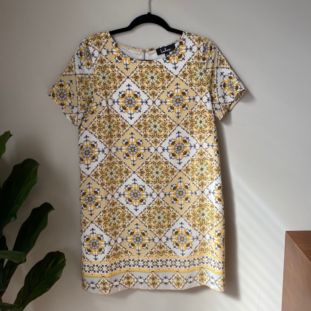 Lulu’s Yellow Shift Dress